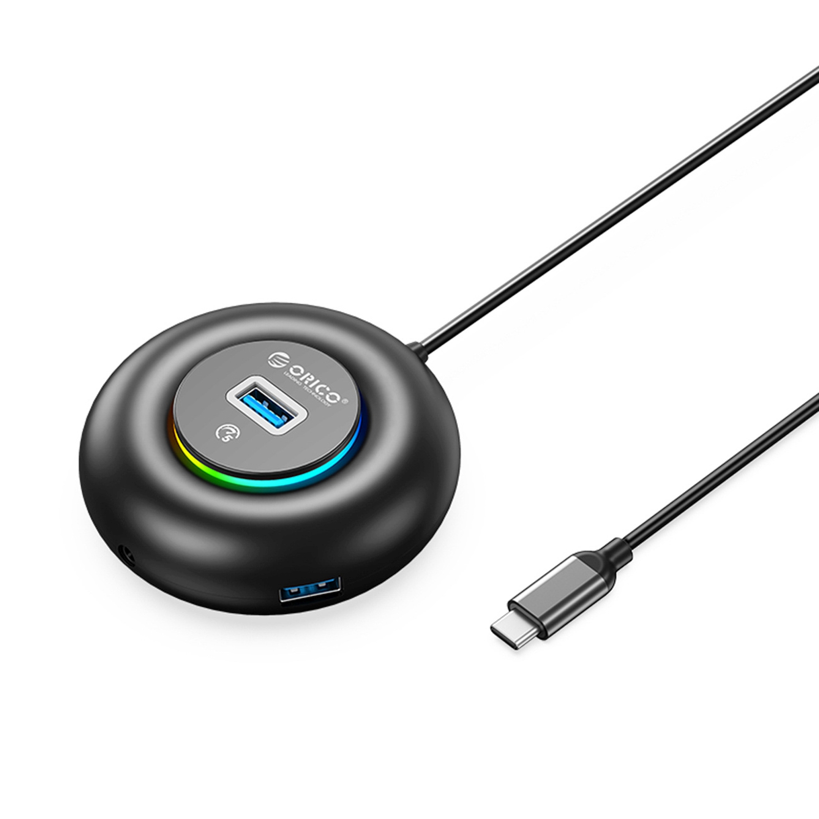 USB centrmezgla adapteris 4 portu USB-C