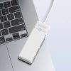 Centrmezgls 4 portu sadalītājs USB-C - USB-A 0,15 m - balts