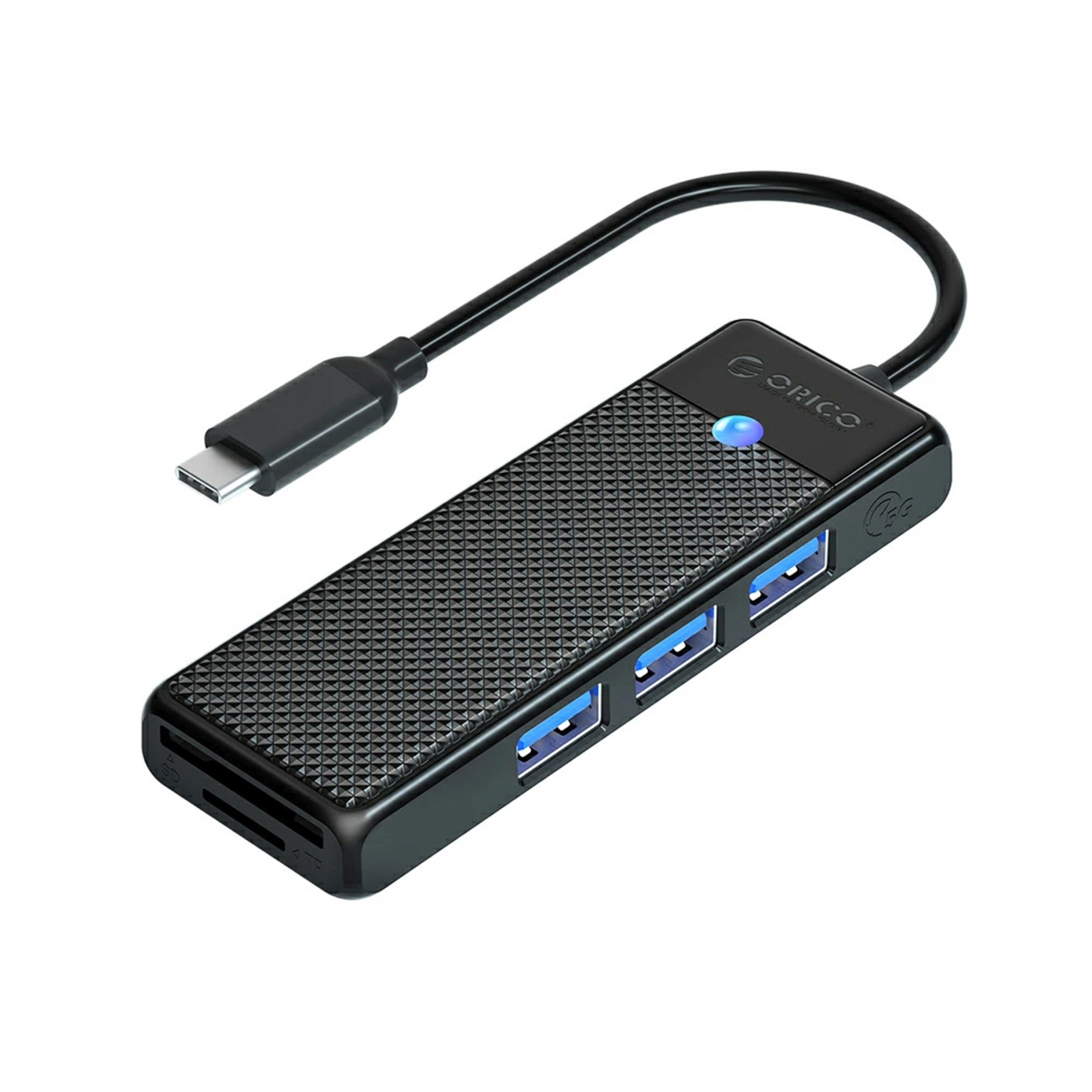 HUB adapteris 4 portu USB-C -