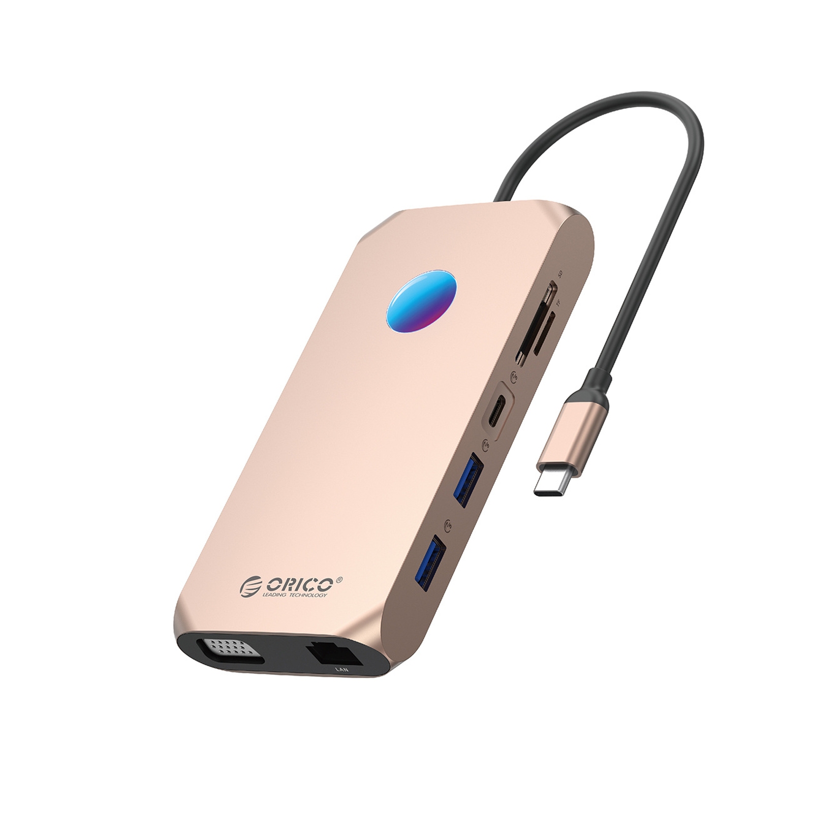 12in1 centrmezgls USB-C - USB-A USB-C