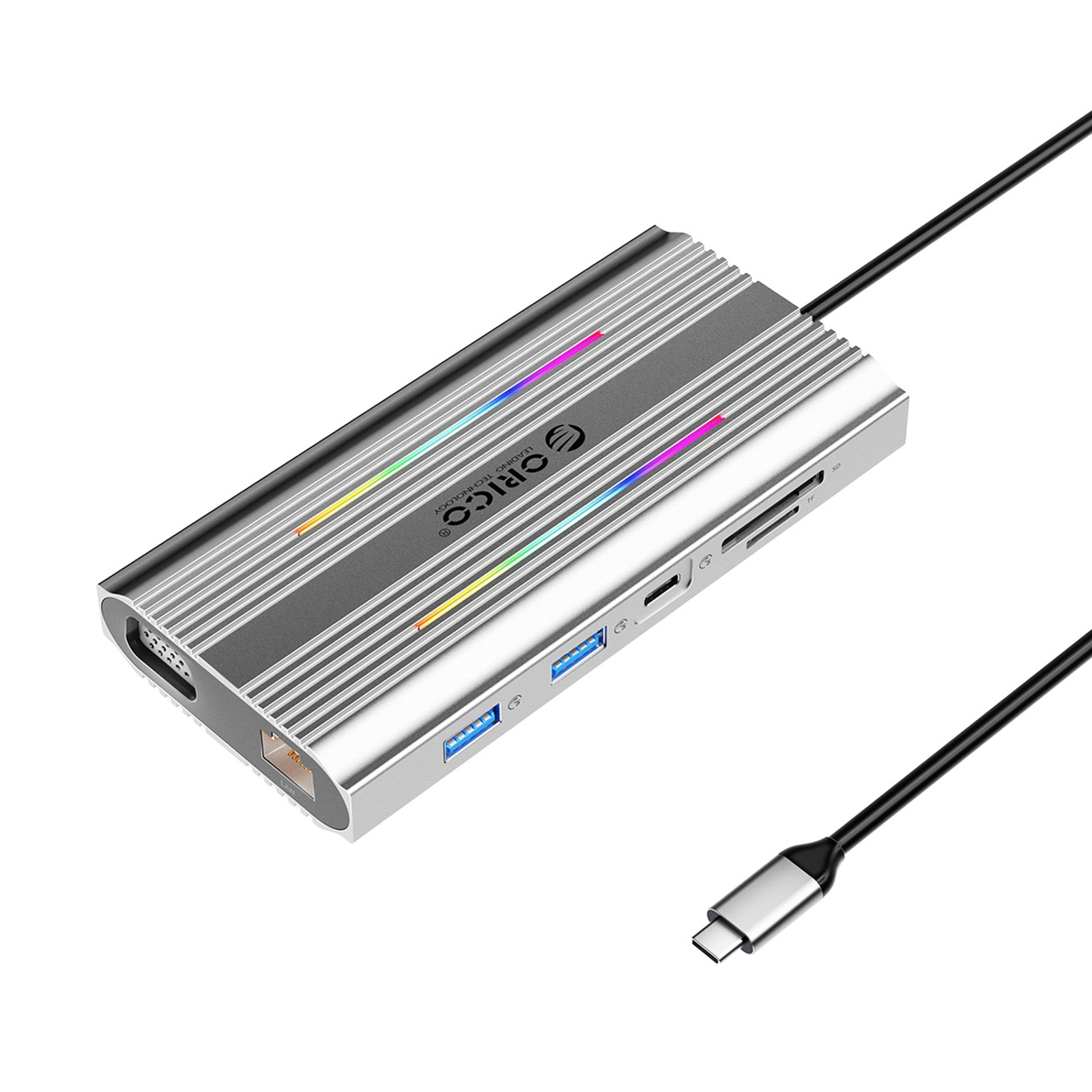 HUB 12in1 dokstacija USB-C - USB-A