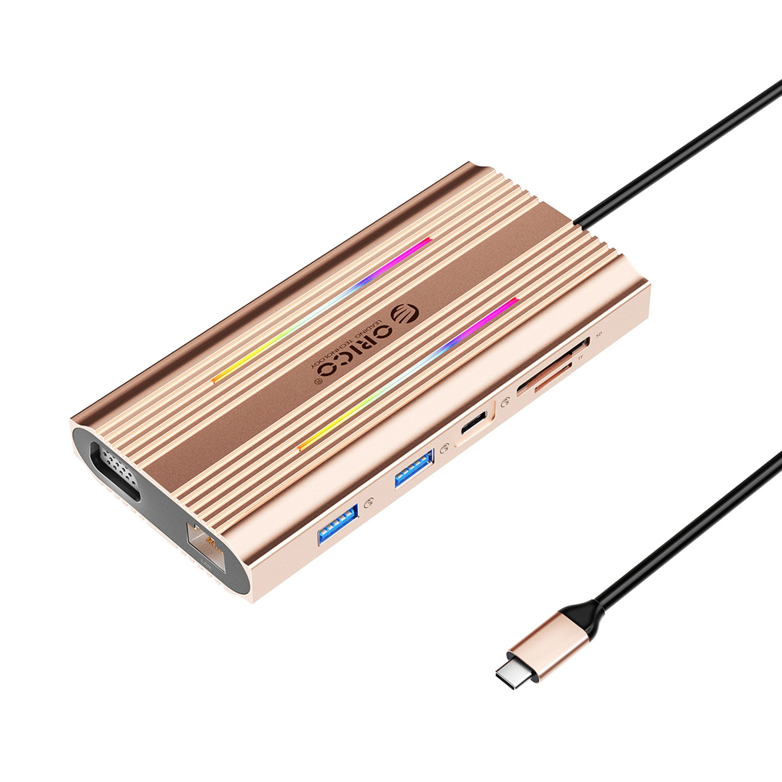 12 vienā USB-C centrmezgla dokstacija —