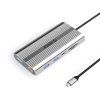 1035244-1-hub-stacja-12w1-usb-a-usb-c-hdmi-displayport-srebr-orico-hurtownia-dropshipping.jpg HUB stacija 12in1 USB-C - USB-A USB-C HDMI DisplayPort RJ45 SD PD 100W 4K 1000Mbps - sudrabkrāsas