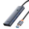 Sadalītājs USB-A USB-C 5V 50cm - pelēks