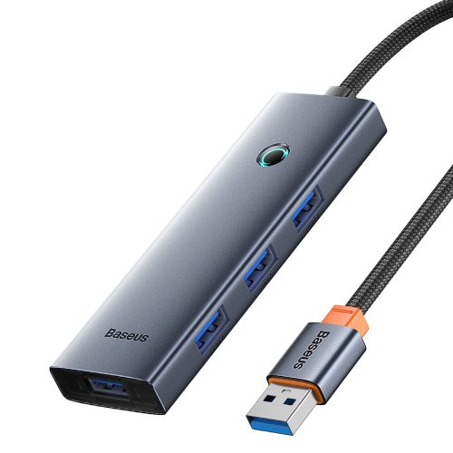Sadalītājs USB-A USB-C 5V 50cm - pelēks
