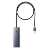 Sadalītājs USB-A USB-C 5V 50cm - pelēks