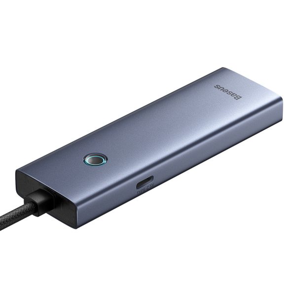 Sadalītājs USB-A USB-C 5V 50cm - pelēks