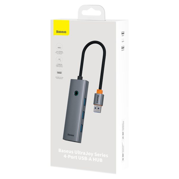 Sadalītājs USB-A USB-C 5V 50cm - pelēks