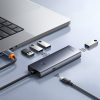 Sadalītājs USB-A USB-C 5V 50cm - pelēks