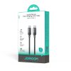 Lively sērijas 60 W USB-C kabelis 1,2 m - melns