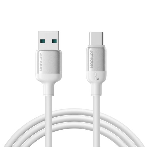 Lively sērijas 3A USB-A - USB-C kabelis 1,2 m - balts