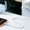 Lively sērijas 3A USB-A - USB-C kabelis 1,2 m - balts
