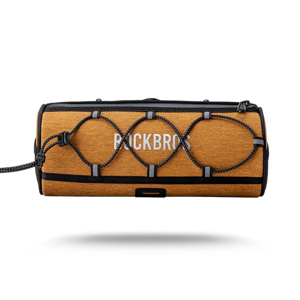 1035266-5-torba-rowerowa-walek-na-kierownice-1-5l-pomarancz-rockbros-hurtownia-dropshipping.jpg Ūdensizturīga velosipēda soma uz rullīšiem uz stūres 1,5 l - oranža