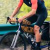 Ūdensizturīga velosipēda rāmja soma 2 l - oranža
