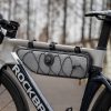 Ūdensizturīga velosipēda rāmja soma 2 l - pelēka