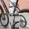 5 ciparu velosipēda slēdzene ar tērauda trosi, 180 cm - melna