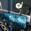 Trīsstūrveida velosipēda rāmja soma XL 1,9 l - zila