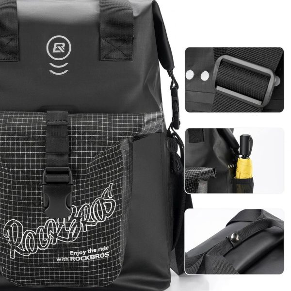 Stūres soma Brompton 18L saliekamajam velosipēdam - melna