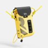 Ūdensizturīga velosipēda stūres soma 1,3 l - dzeltena