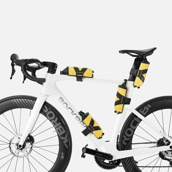Ūdensnecaurlaidīga velosipēda soma apakštubei 1 l - dzeltena