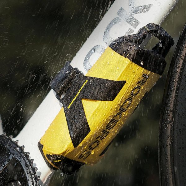 Ūdensnecaurlaidīga velosipēda soma apakštubei 1 l - dzeltena