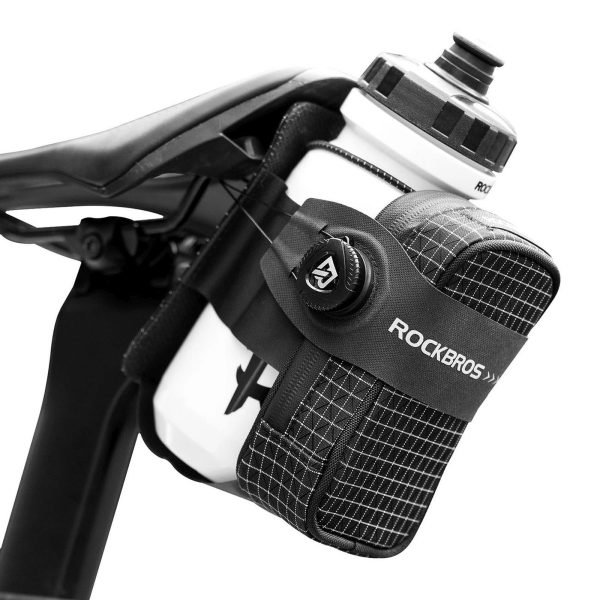 1035304-2-torba-rowerowa-podsiodlowa-z-uchwytem-na-bidon-rockbros-hurtownia-dropshipping.jpg 0,2 l velosipēda sēdekļa soma ar 0,6 l pudeles turētāju - melna