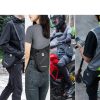 Motocikla augšstilba vai gurnu soma 1 l - melna
