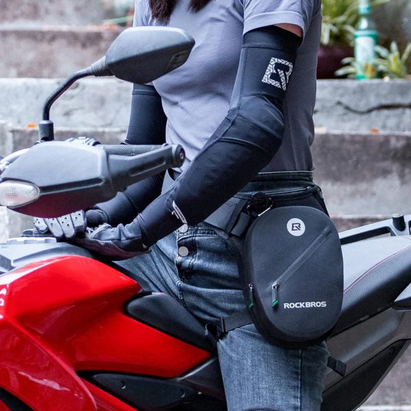 Motocikla augšstilba vai gurnu soma 1 l - melna