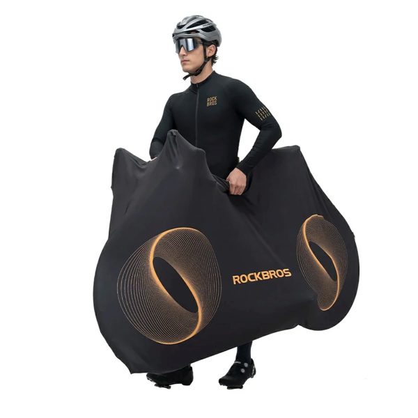 1035313-3-pokrowiec-elastyczny-na-rowery-gorskie-gravelowe-rockbros-hurtownia-dropshipping.jpg Elastīgs pārvalks 24–29 collu elektriskajiem grants kalnu velosipēdiem un 700C šosejas velosipēdiem — melns
