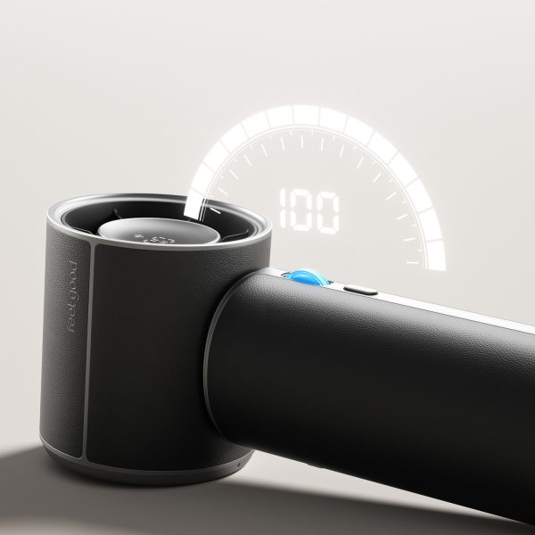 Mini pārnēsājams ventilators 4250 mAh USB-C - melns