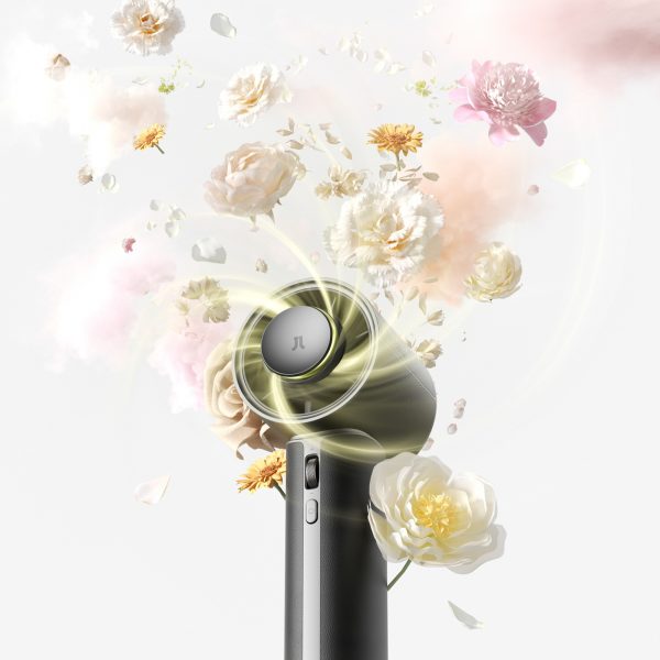 Mini pārnēsājams ventilators 4250 mAh USB-C - melns